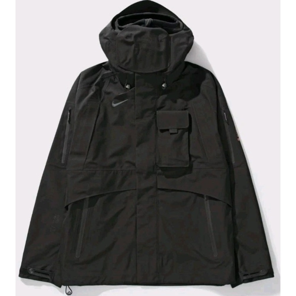 Travis Scott CACT.US CORP x Nike Men M NRG BH Jacket Black DM1275-010 Gortex
